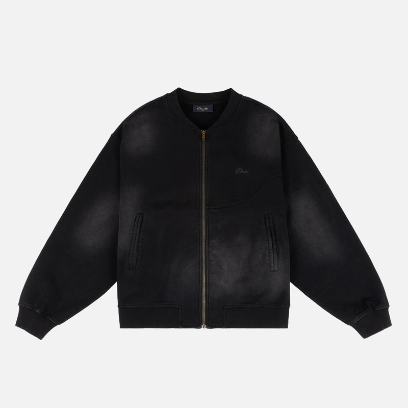 Fleece Bomber Black