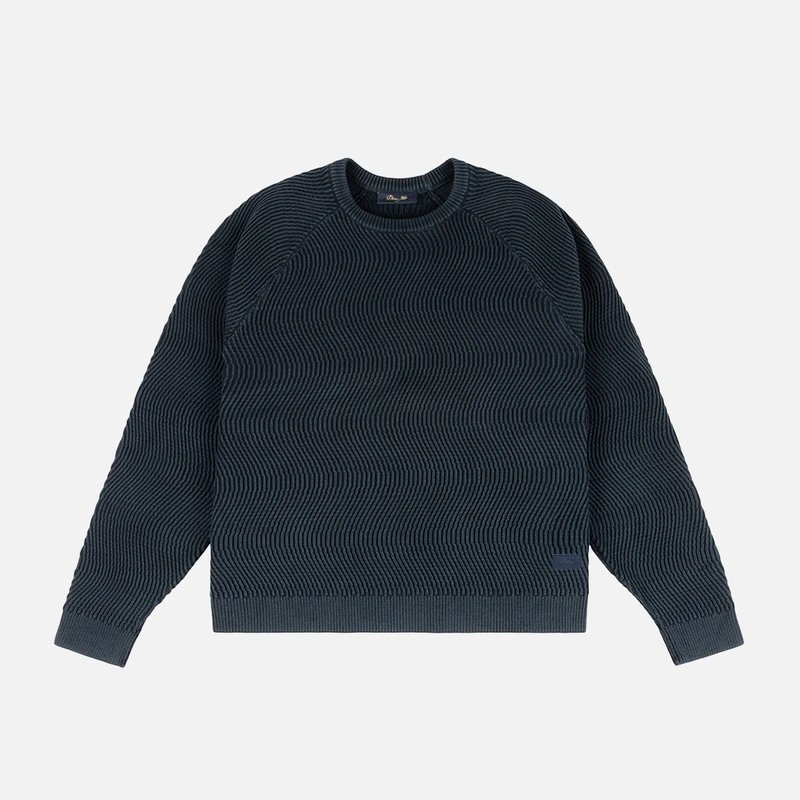 Wave Knit Navy