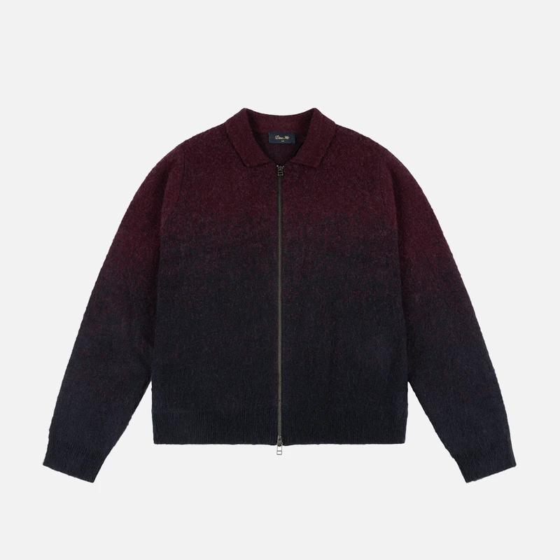 Mohair Knit Burgundy